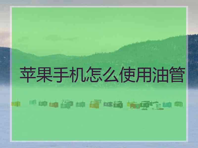 苹果手机怎么使用油管