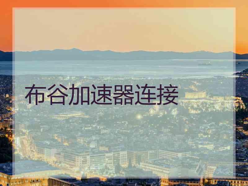 布谷加速器连接