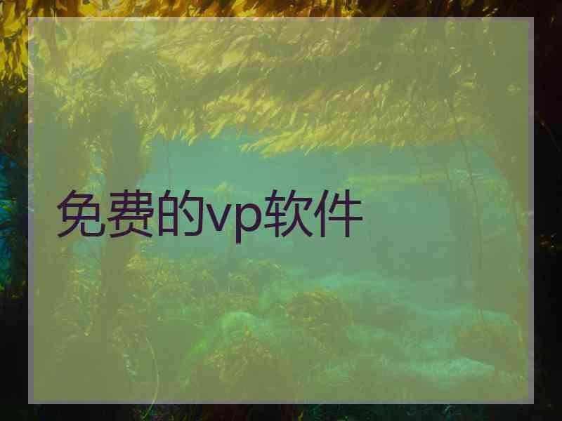 免费的vp软件