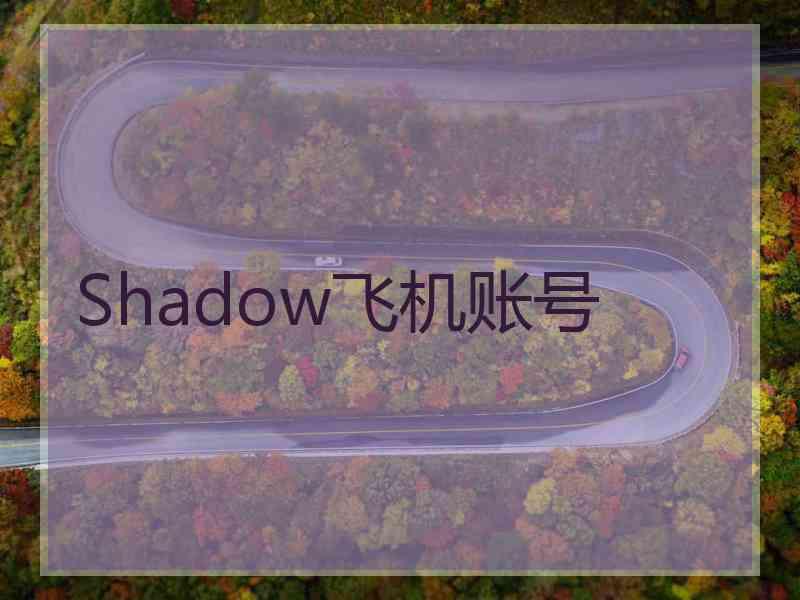 Shadow飞机账号