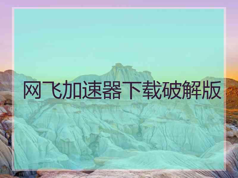 网飞加速器下载破解版