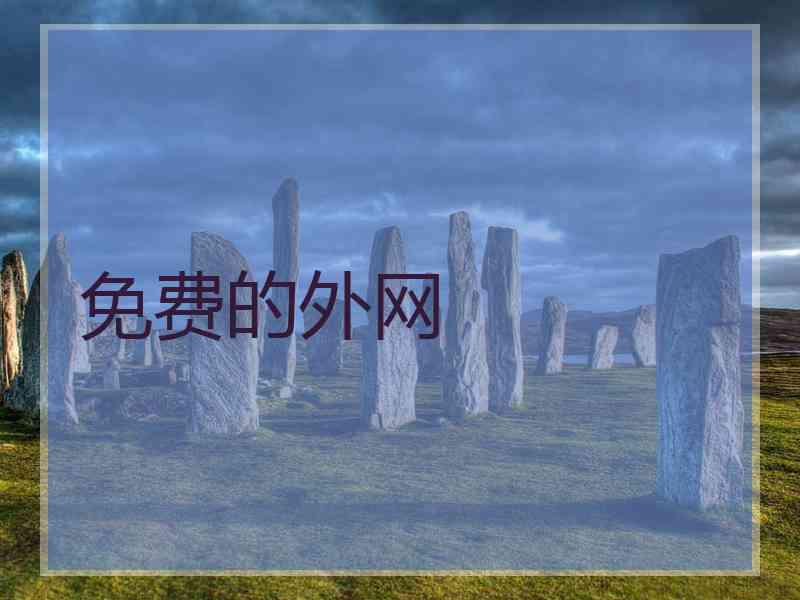 免费的外网