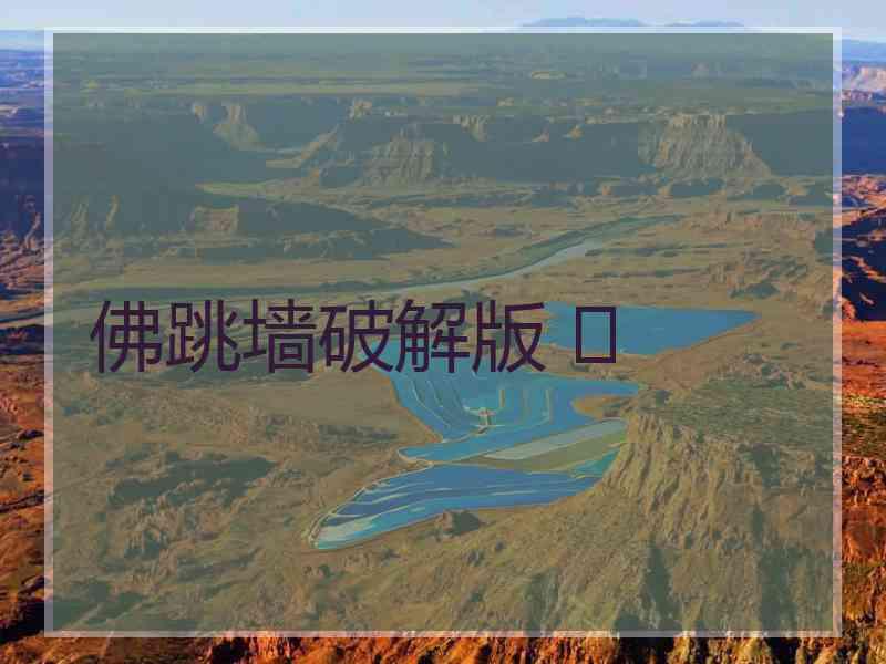 佛跳墙破解版 	