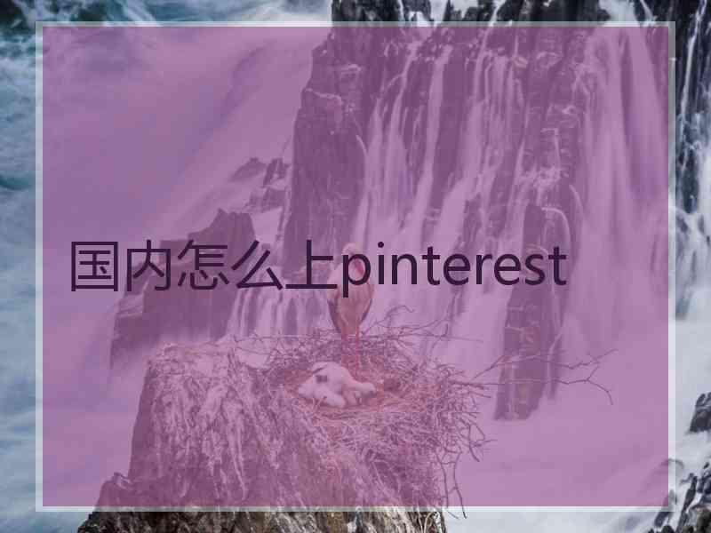 国内怎么上pinterest