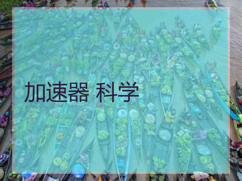 加速器 科学