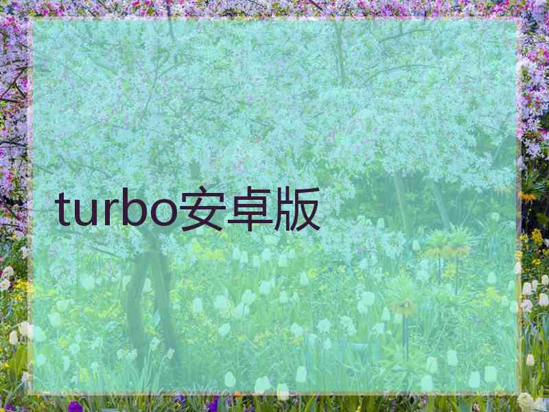 turbo安卓版