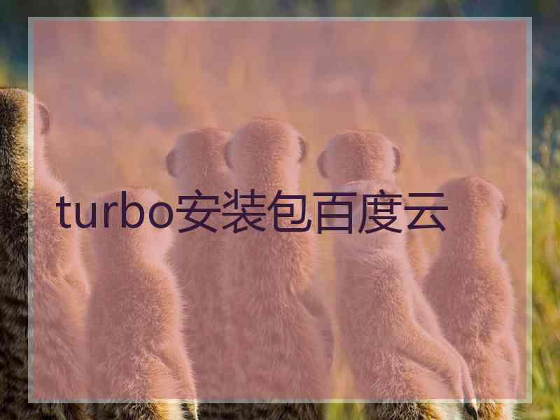 turbo安装包百度云