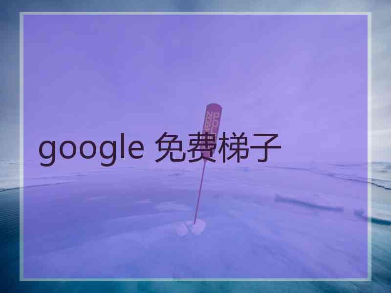 google 免费梯子