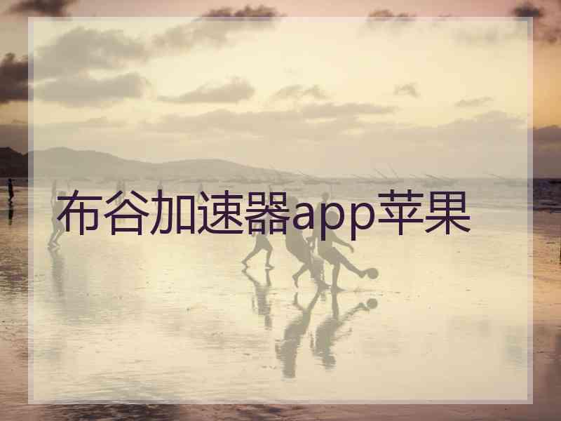 布谷加速器app苹果