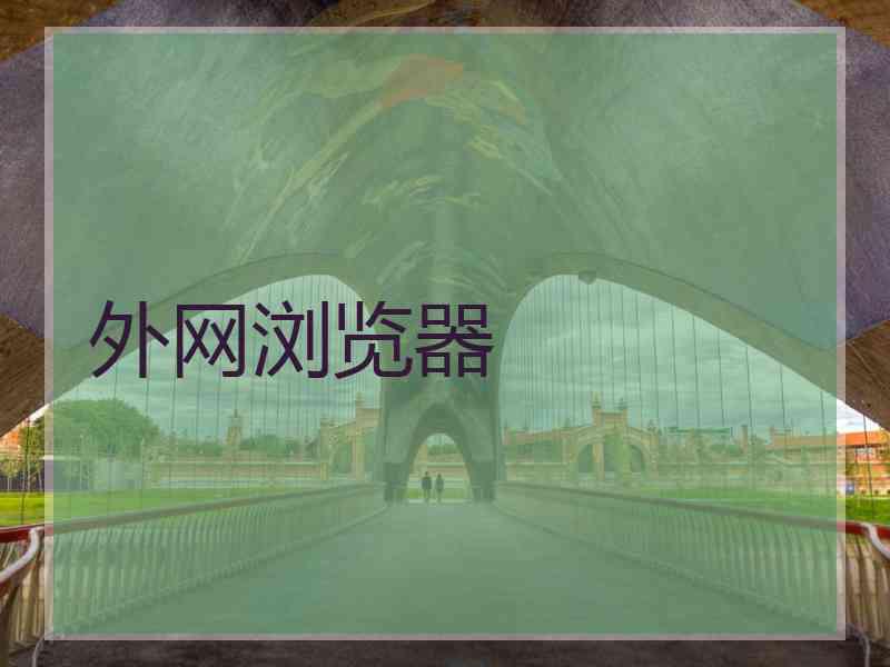 外网浏览器