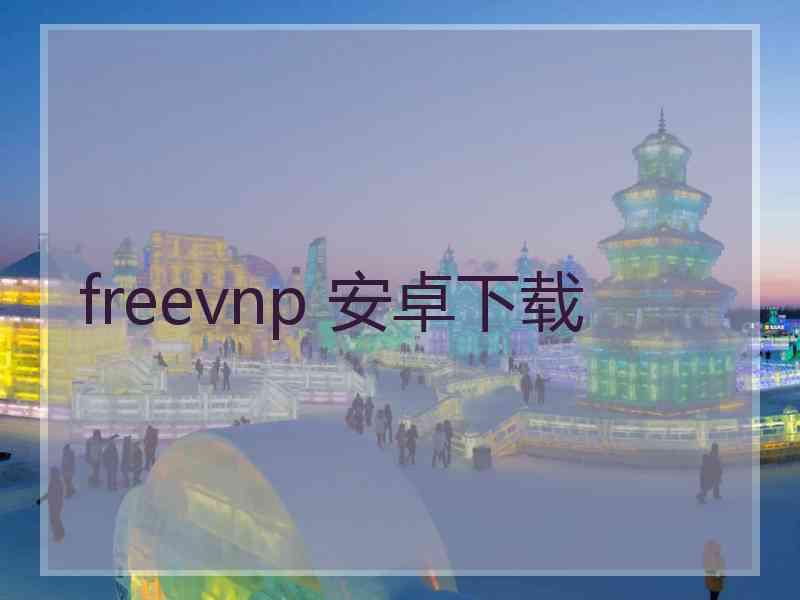 freevnp 安卓下载