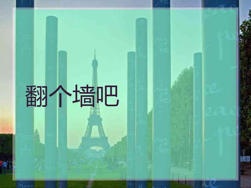 翻个墙吧