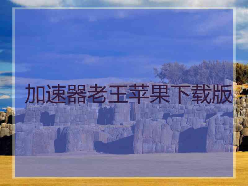 加速器老王苹果下载版