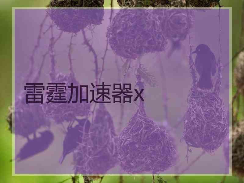 雷霆加速器x