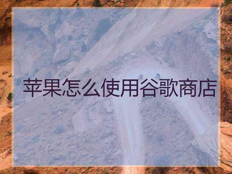 苹果怎么使用谷歌商店