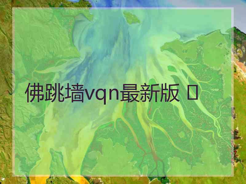 佛跳墙vqn最新版 	