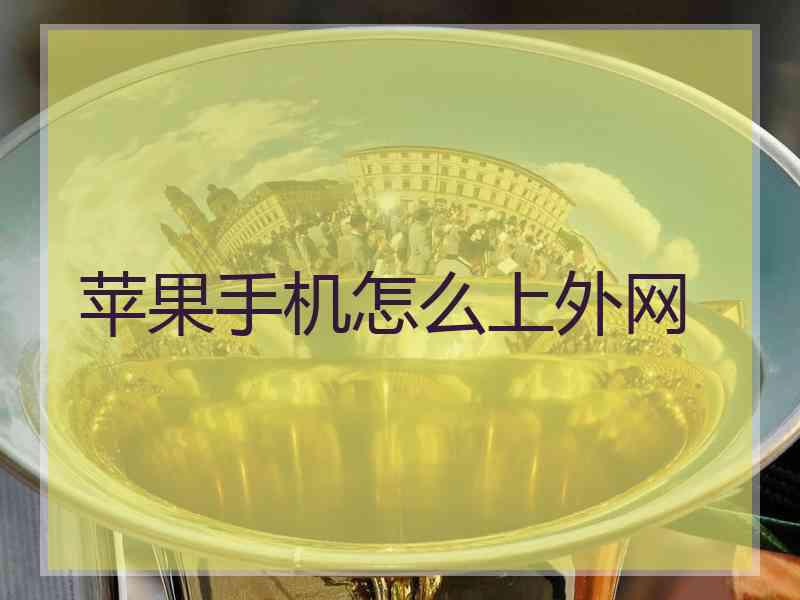 苹果手机怎么上外网