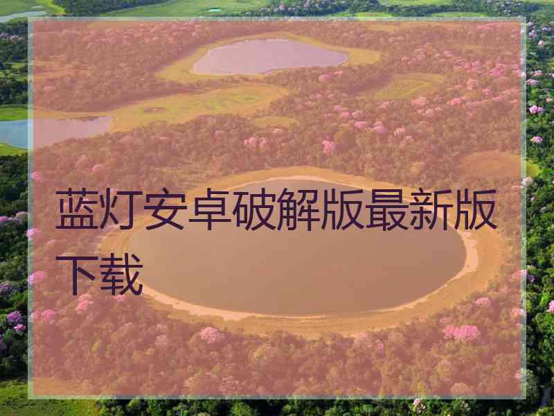 蓝灯安卓破解版最新版下载