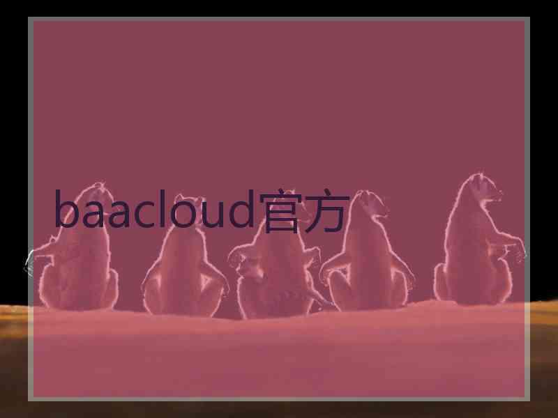 baacloud官方