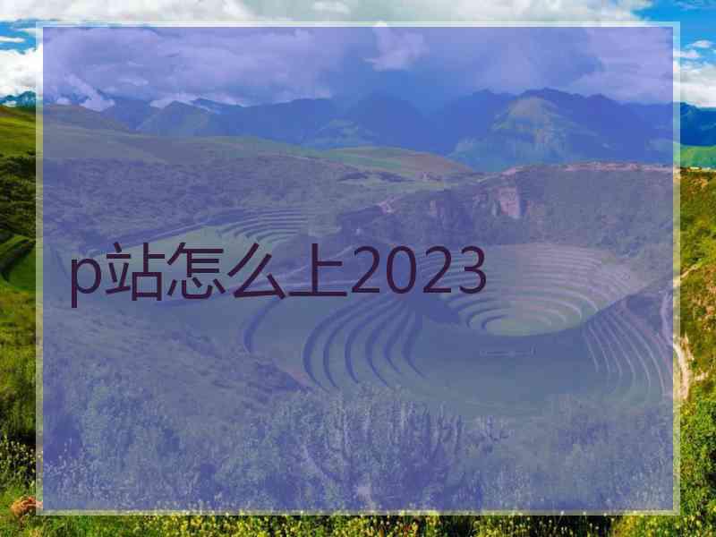 p站怎么上2023