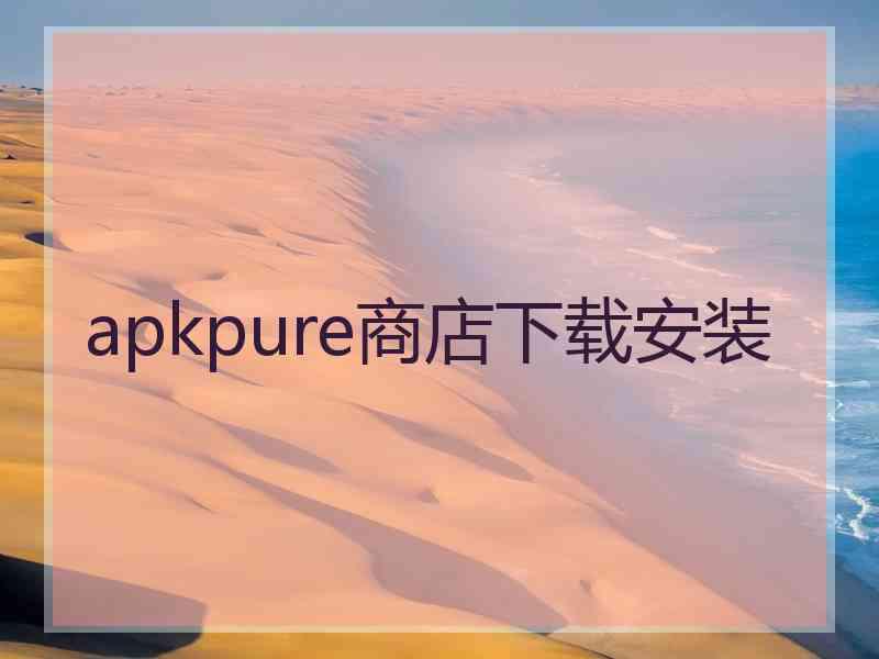 apkpure商店下载安装
