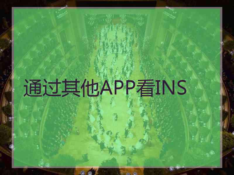 通过其他APP看INS