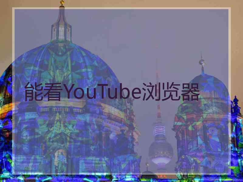 能看YouTube浏览器