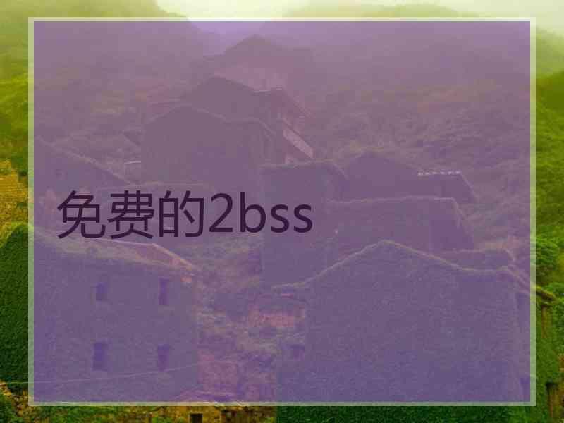 免费的2bss