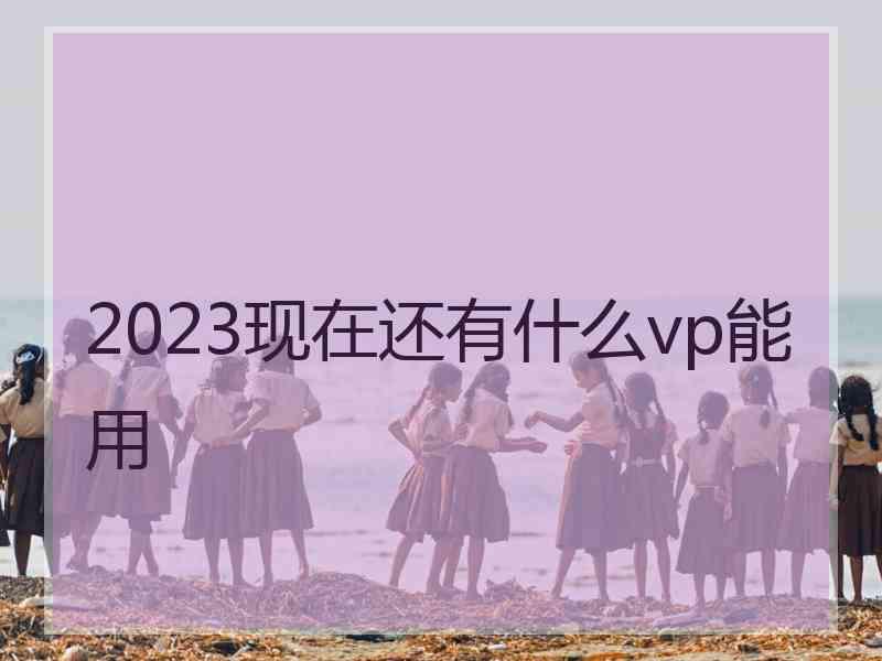 2023现在还有什么vp能用