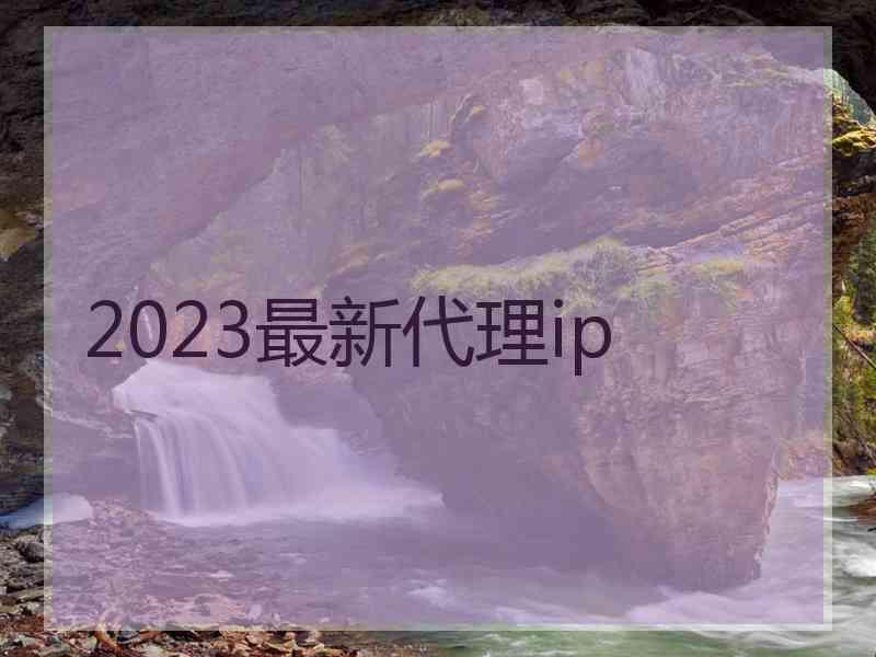 2023最新代理ip