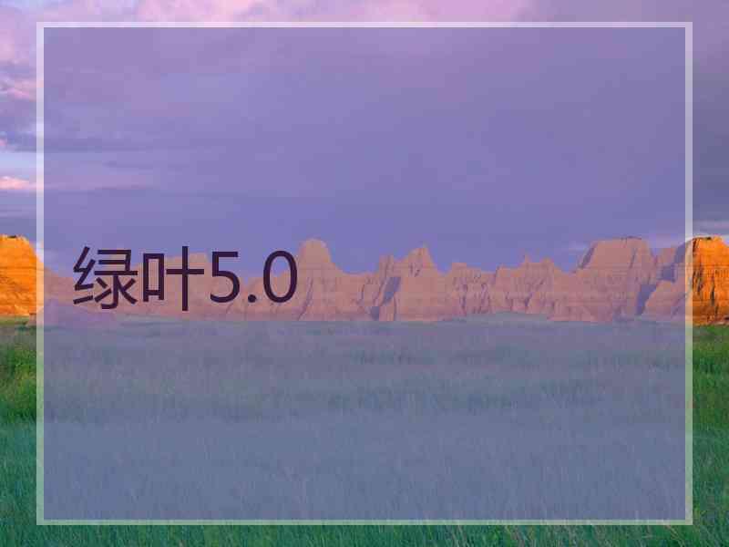绿叶5.0