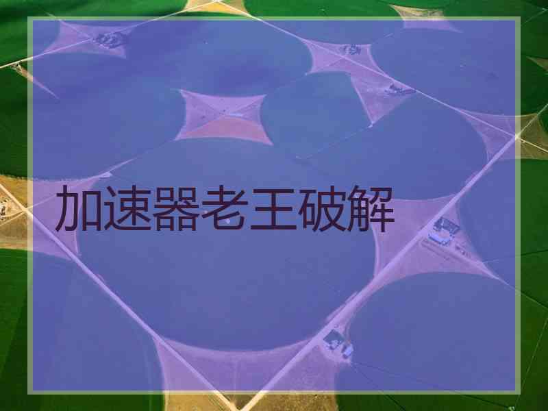 加速器老王破解
